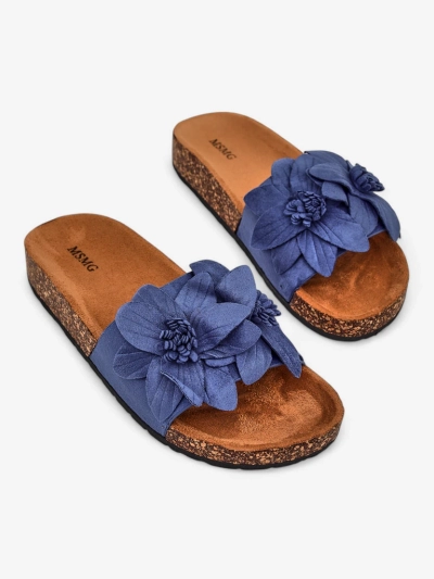 Sandales pour femmes Royalfashion avec fleurs Foules