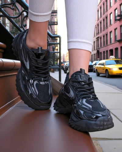 Royalfashion Baskets Vernies pour Femmes Leysi