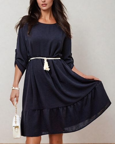 Royalfashion Robe femme longueur genou
