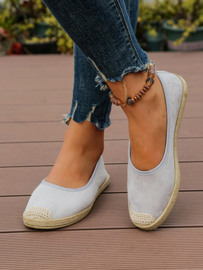 Espadrilles écologiques en suédine Royalfashion pour femmes Aroles