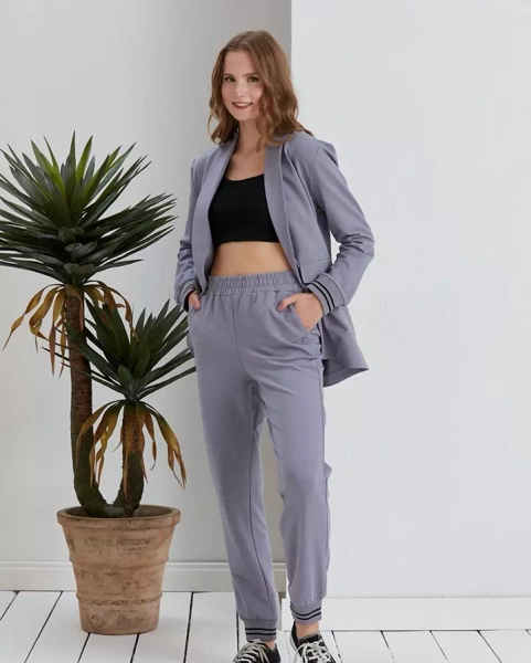 Royalfashion Purple Ensemble 2 pièces pour femme