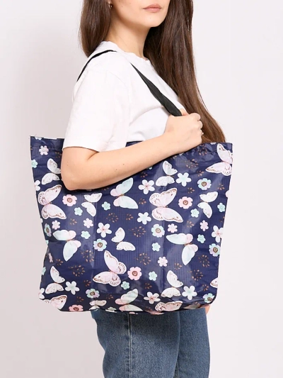 Sac de shopping Royalfashion à motifs, pliable en portefeuille