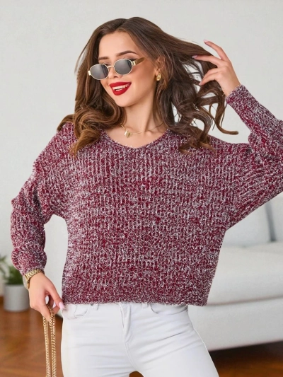 Pull femme Royalfashion avec fil brillant