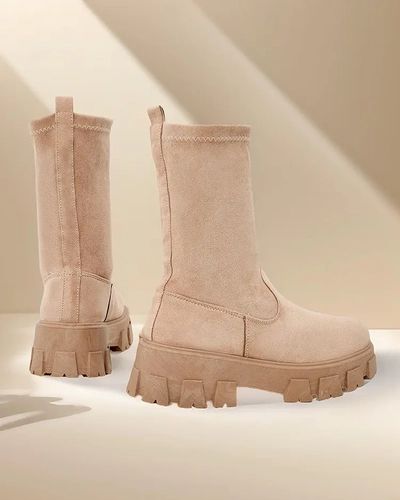 Bottes à plateforme pour femmes de Royalfashion Firo