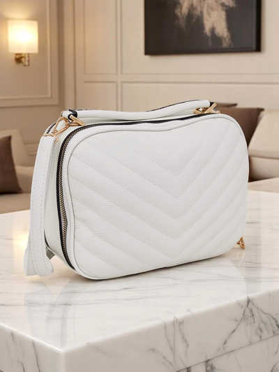 Royalfashion Petit sac à main femme en cuir écologique Livia Emboss