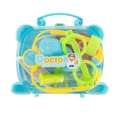 Kit médecin enfant bleu dans une valise - Jouets