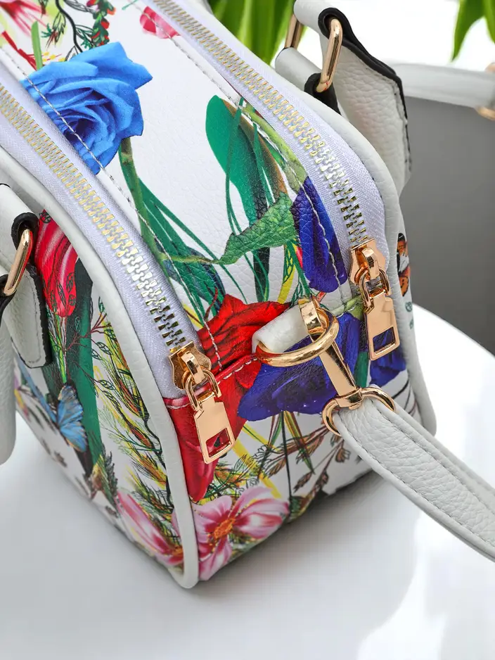 Sac à main floral pour femmes type mallette Royalfashion