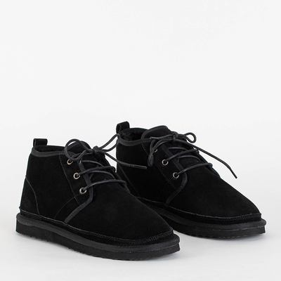 Bottes de neige Gavin noires pour hommes - chaussures