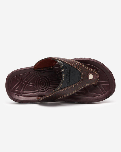 Sandales marron confortables pour hommes Madeni - Footwear