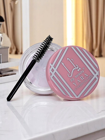 Gel transparent pour sourcils + brosse
