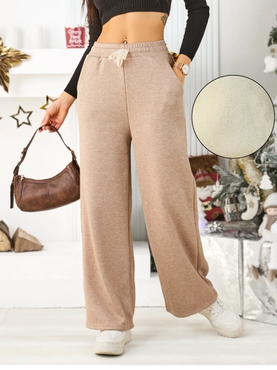 Royalfashion Pantalons de jogging chauds pour femmes
