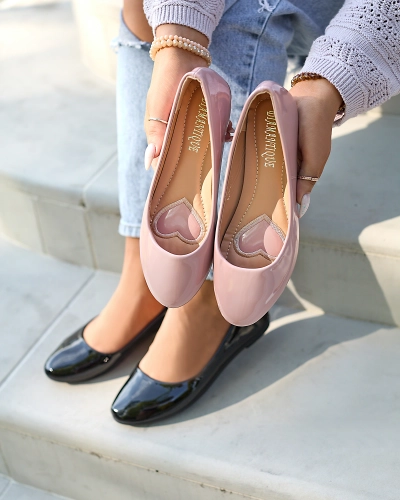 Rose Ballerines laquées pour femme Fama - Footwear