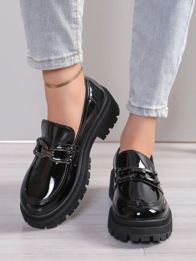 Royalfashion Mocassins en vernis pour femmes Arieda