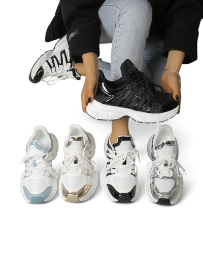 Chaussures de sport pour femmes Royalfashion sur une semelle épaisse Loness