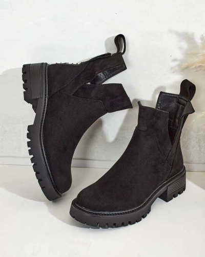 Royalfashion Bottes à découpes Gorgie pour femme