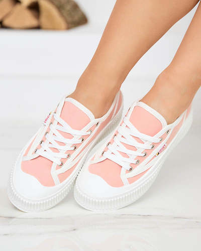 OUTLET Baskets roses pour femmes Scola-Shoes