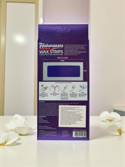 Bandes de cire pour l'".C3.A9pilation du corps