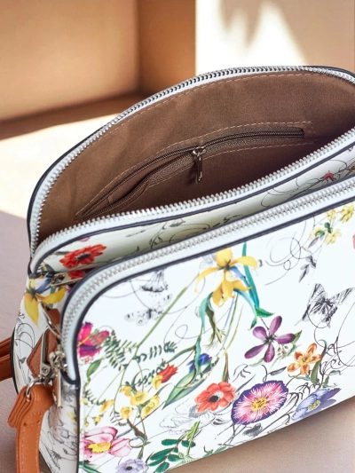 Royalfashion Petit sac à main pour femme en cuir écologique Florentia