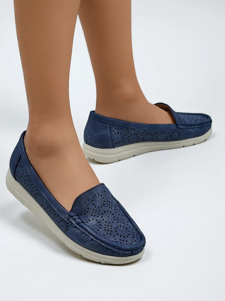 Mocassins perforés Royalfashion pour femmes Besset