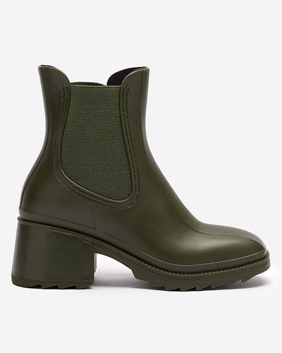 Bottes pour femmes vert foncé Caldala- Footwear