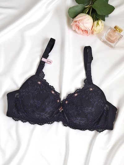 Royalfashion Soutien-gorge rembourré en dentelle pour femme Delicate Grace