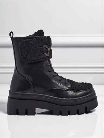 Bottines workwear pour femmes avec fourrure Safil