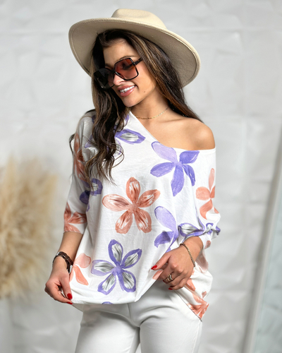Royalfashion Chemisier imprimé pour femme