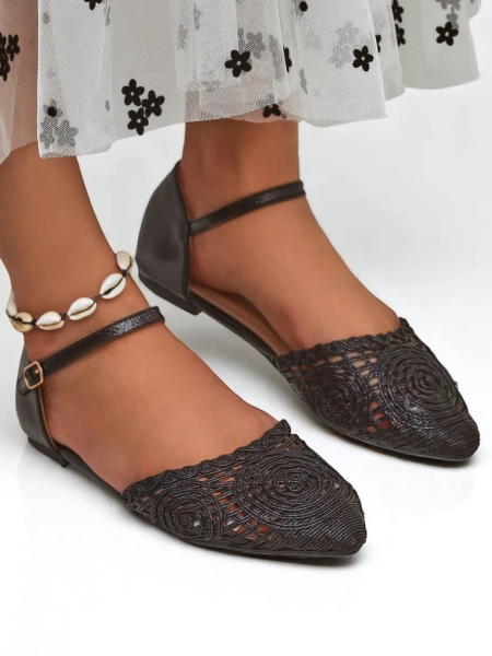 Royalfashion Sandales ajourées pour femmes Lare