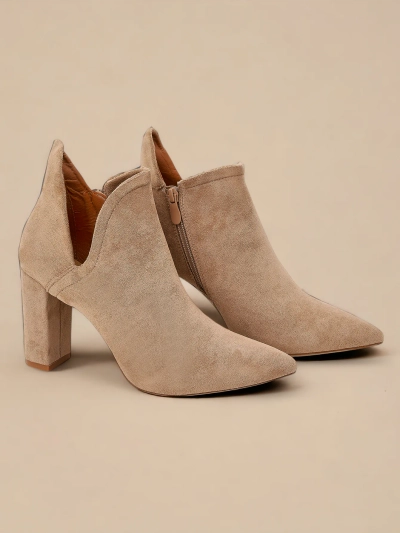 Bottes marron clair avec coupe Alania - Footwear