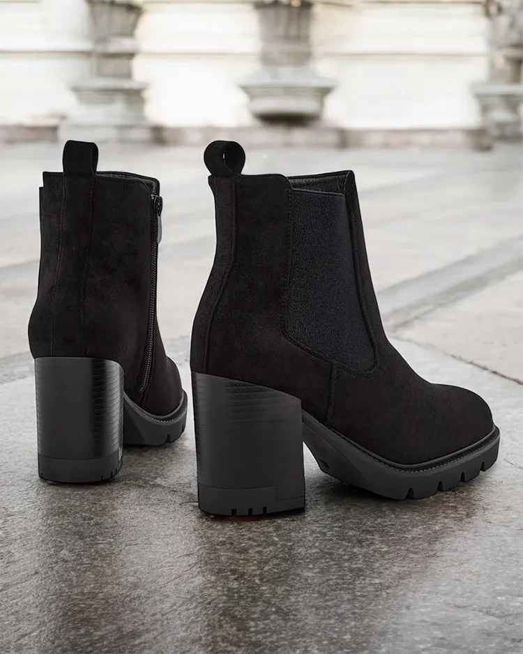 Royalfashion Bottes à talon aiguille Timoxo pour femme