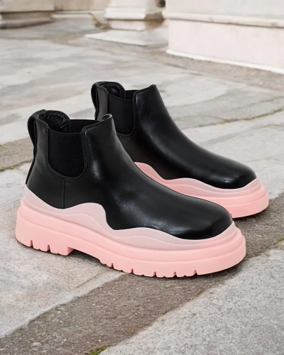 Royalfashion Bottes à enfiler pour femmes Derri