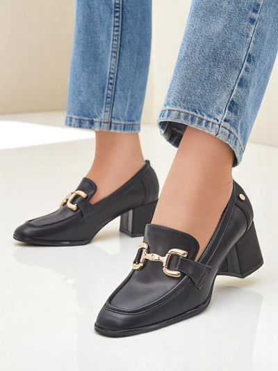 Mocassins femme Royalfashion à petits talons Kamelia