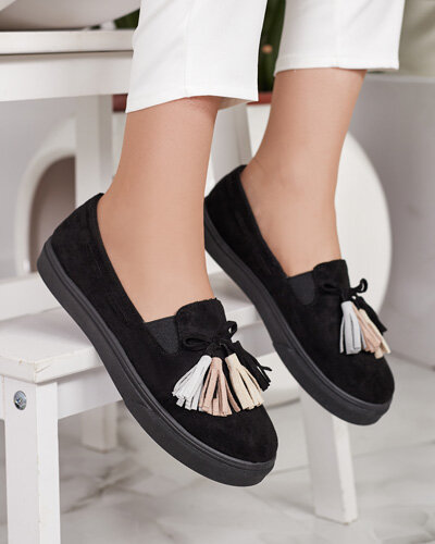 Royalfashion Mocassins femme à glands Bererto