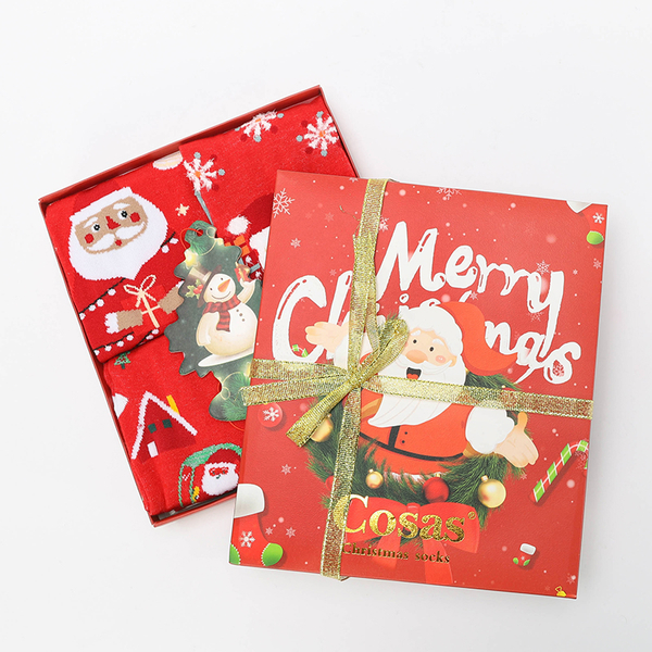 Chaussettes de Noël en boite de 4/paquet - Sous-vêtements