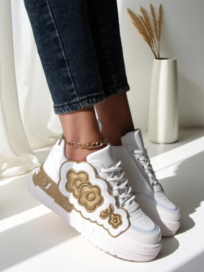 Sneakers Royalfashion pour femmes avec partie supérieure décorative Nendales