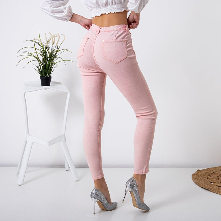 Treggings roses pour femmes - Vêtements