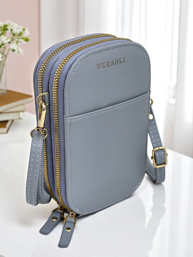 Royalfashion Sac à main porte-monnaie multifonctionnel à bandoulière MiniMaks