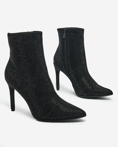 Royalfashion Bottes Lekirisa Zirconia Stiletto pour femmes