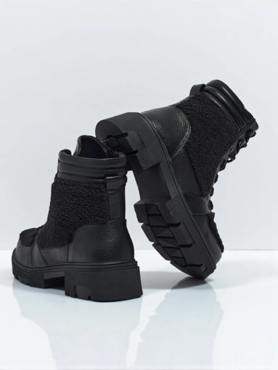 Bottines worker pour femmes avec fourrure Ardella