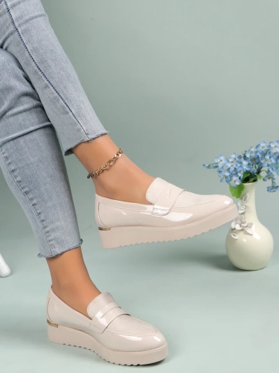 Mocassins Patents Royalfashion pour Femmes Afidale