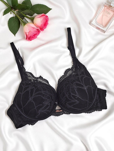 Royalfashion Soutien-gorge push-up en dentelle pour femme Luna Push-Up