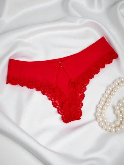 Culotte string en dentelle pour femmes