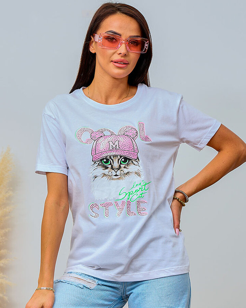 Royalfashion T-shirt imprimé pour femme