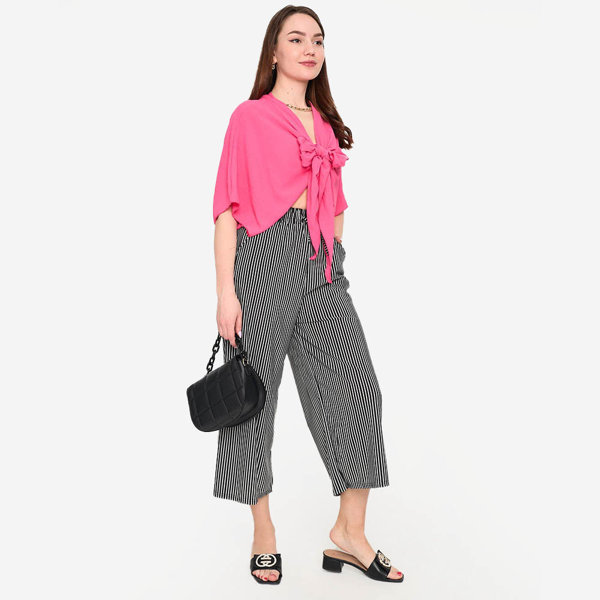 Cape courte femme rose foncé - Vêtements