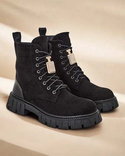 Les bottes femme en éco-suède Royalfashion Edvines