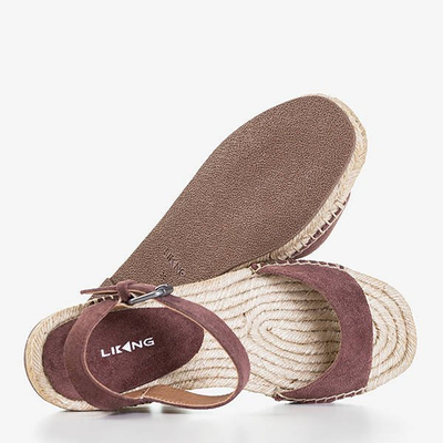 Sandales femme marron-violet Rosalinda - Footwear