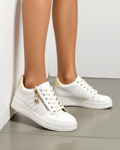 Baskets sportives Royalfashion pour femmes avec zip décoratif Evrove