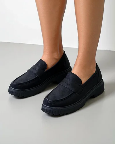 Mocassins en éco daim Royalfashion pour femmes Dunes