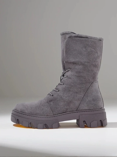 Royalfashion Bottines à lacets pour femmes Cavenma