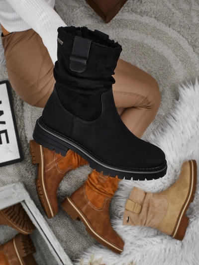 Bottines hautes pour femmes en éco-daim Liora